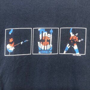 The Who Rock Band Y2K 2004 Vintage Hanes 2XL Navy T shirt Tee PP/JK